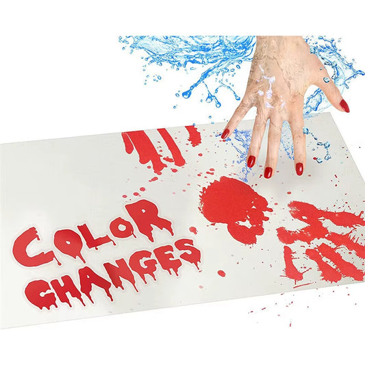 Customizable Bloody Halloween Bathmat Bath Mats